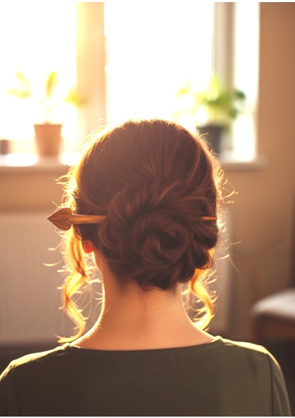 Kalp Model Topuz Tokası El Yapımı indirimleri