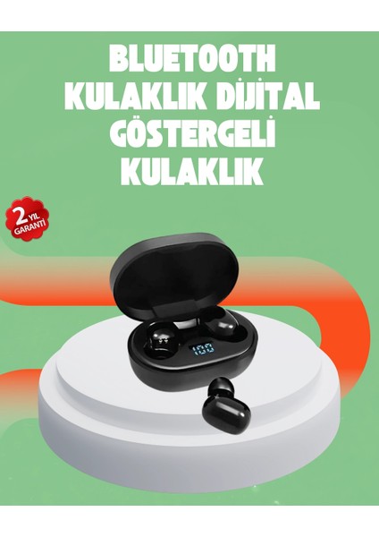 Bluetooth 5.0 Kulaklık – LED Ekranlı Şarj Kutusu
