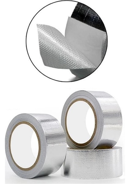 Yüksek Sıcaklık Dayanan Su Geçirmez Çatı Boru Duvar Çatlak Yapışkan Bant Folyo 5 mt x 10 cm
