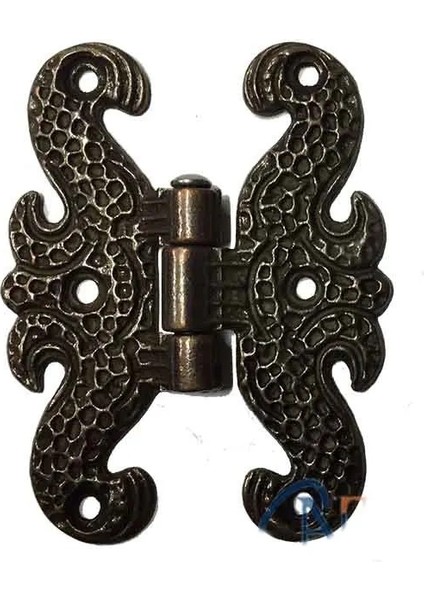 Zamak Kelebek Menteşe - Büyük, 50X67MM, Oksit, 1 Adet