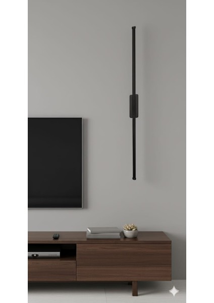 70 Cm Dekoratif Çubuk Duvar Aplik Dikdörtgen Rozanslı fiyatları