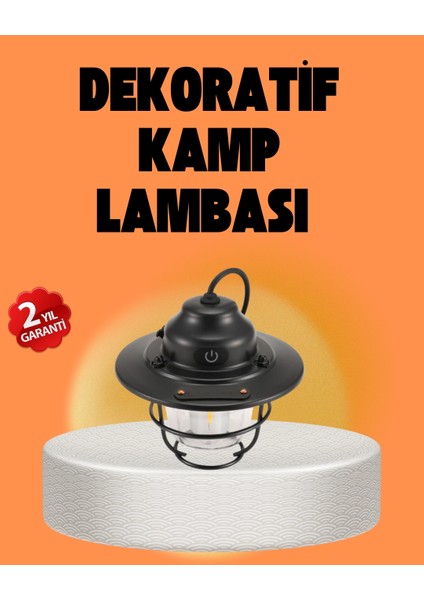 Çam Kozalağı Şekilli Retro Kamp Gece Lambası