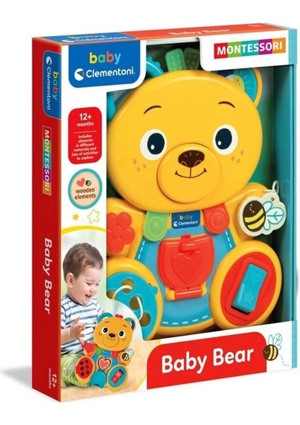17856 Baby Clementoni - Montessori Aktiviteli Ayıcık