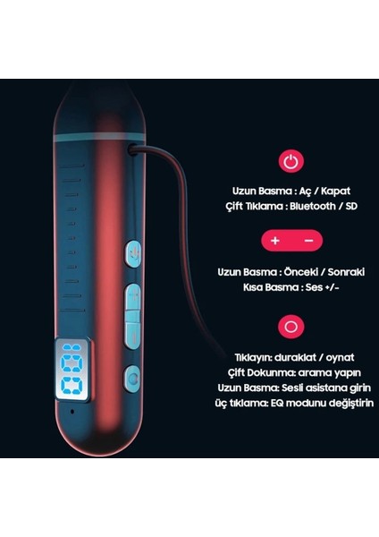 Fitness Tutkunu Boyundan Askılı Bluetooth Kulaklık 130 Saat Çalma Süresi indirimleri