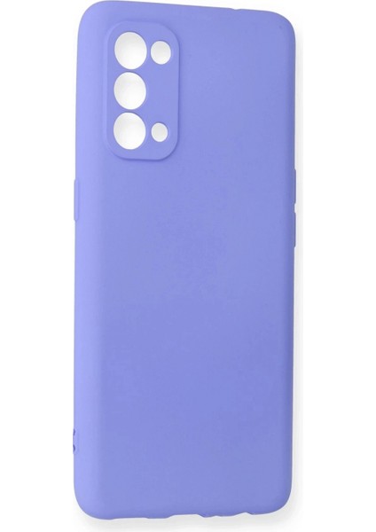 Oppo Reno 5 Kılıf First Silikon - Lila (K95) fiyatları