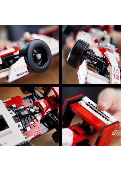 LEGO Icons Mclaren Mp4/4 ve Ayrton Senna 10330 modelleri