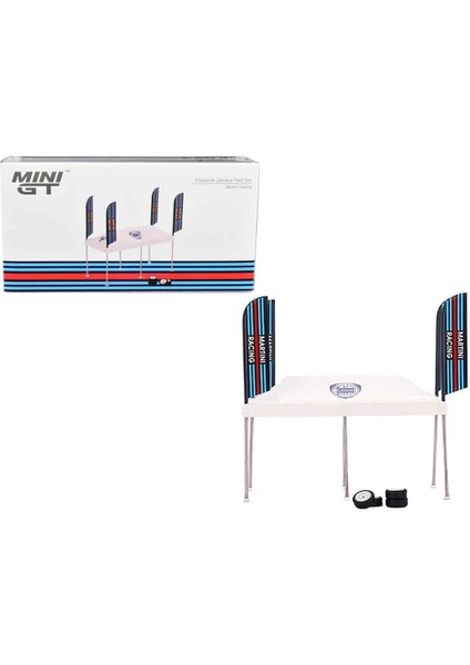 Mini Gt 1:64 Martini Racing Paddock Servis Çadırı Seti