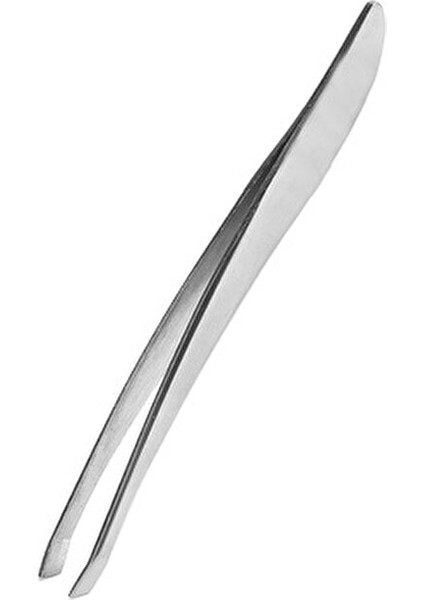 İnce Cımbız Eğik Uçlu Paslanmaz Çelik 1 Adet Hassas Kıl Alımı İçin modelleri