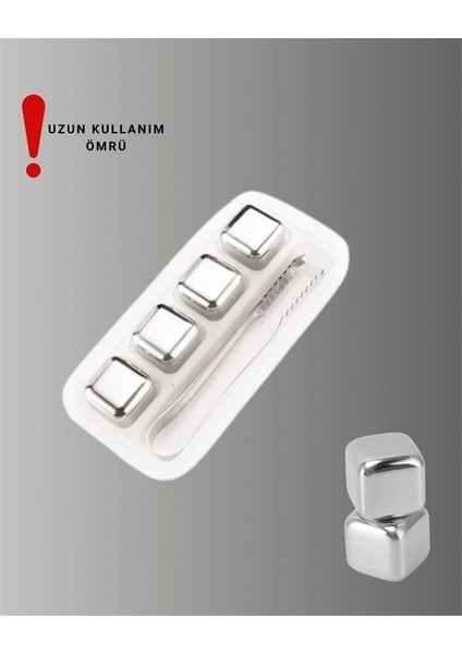 Çevre Dostu Metal Buz Küpü ve Kullanışlı Klips Seti modelleri