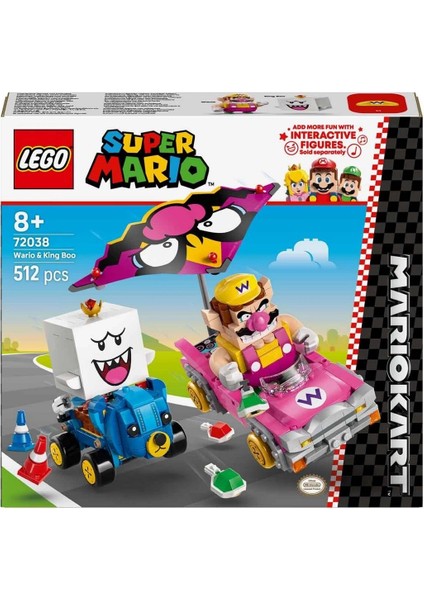 LEGO Super Mario: Mario Kart – Wario ve King Boo 72038 modelleri