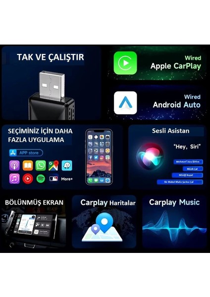 Android Car Play Adaptör fırsatları