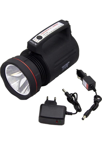 GS-8006 Parlak Ledli Taşınabilir Şarj Edilebilir El Feneri 15W modelleri