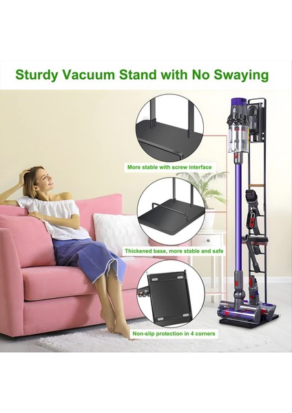 Alchemy Craft Dyson Kablosuz Elektrikli Süpürgeler Için Ağır Tabanlı Vakum Standı (Yurt Dışından) fırsatları