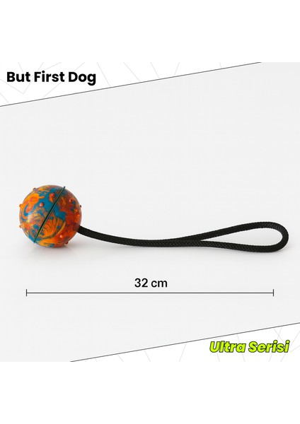 Köpek Oyuncağı Kauçuk Ipli 6cm At Getir Topu – Ultra Series fiyatları
