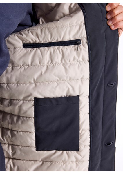 Lacivert Erkek Trençkot F5WM-TRC 2905 indirimleri