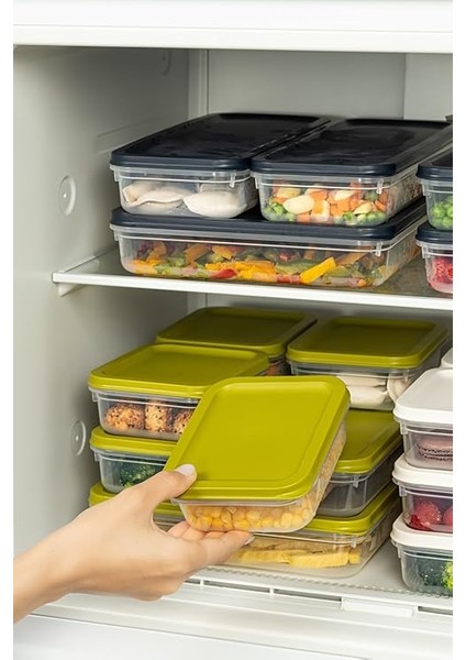 Home 4 Adet Buzdolabı ve Derin Dondurucu Saklama Kabı Seti, Fresh Box, Dolap Düzenleyici ve Buz Dolabı Organizeri, Bpa Içermeyen Pp Plastik,gıdaları Taze Tutma,mutfak Düzenleyici (Beyaz) indirimleri