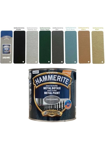 Hammerite Astarsız Boyasız Paslı Yüzey Metal Boyası Çekiçlenmiş Bakır 0,75 L fiyatları