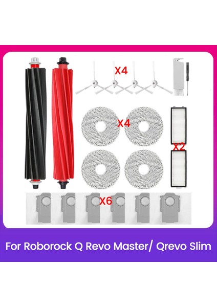 Roborock Q Revo Master ve Qrevo Slim Robot Süpürge Için Yedek Kit (Yurt Dışından)