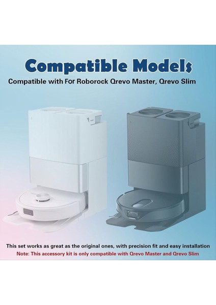 Roborock Q Revo Master ve Qrevo Slim Robot Süpürge Için Yedek Kit (Yurt Dışından) indirimleri