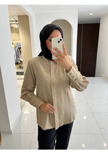 Metal Aksesurlı Basıc Gömlek GMK08009 fiyatları