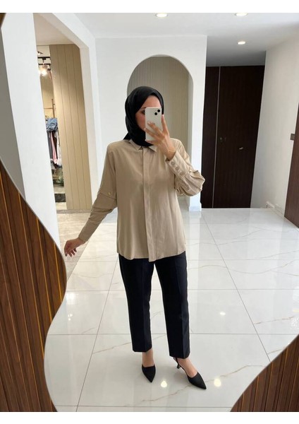 Metal Aksesurlı Basıc Gömlek GMK08009 modelleri