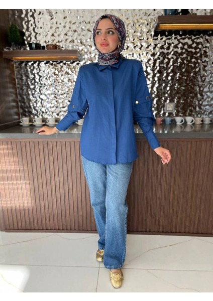 Metal Aksesurlı Basıc Gömlek GMK08009 fiyatları