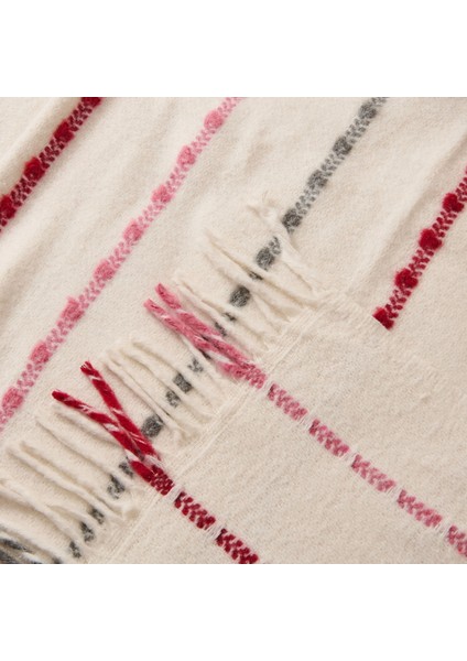 Soft Elvia Pamuklu Tek Kişilik Battaniye - Krem - 150X200 cm modelleri