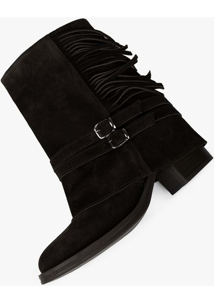 Kadın Inferno Acı Kahve Hakiki Süet Deri Püsküllü Bot fırsatları