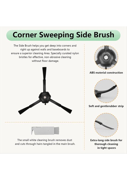 Roborock Q8 Max Q8 Max+(Plus) Robot Süpürge Yedek Parçaları (Yurt Dışından) indirimleri