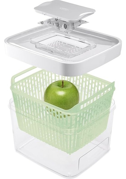 - Good Grips Greensaver Aktif Karbon Filtre - Gıda Saklama Kutuları Için 4 Yedek Filtre indirimleri