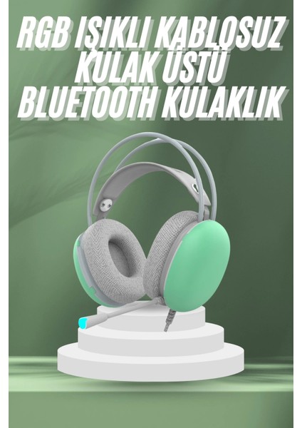 Bfs Unısex Yüksek Ses Kaliteli Yumuşak Kılıflı Kablosuz Kulak Üstü Bluetooth Kulaklık
