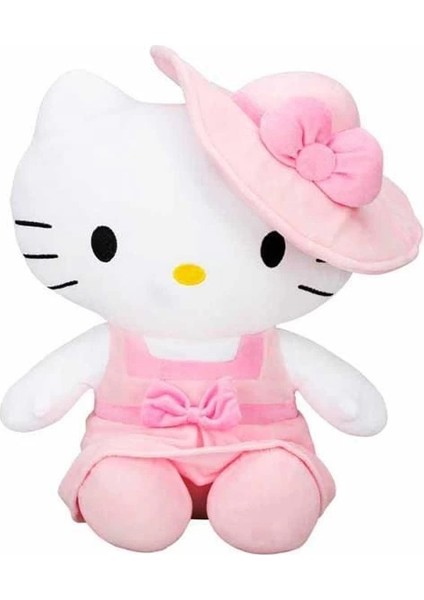 Hello Kitty Şapkalı Peluş Oyuncak 36 cm - 1 Adet Stokta Olan Gönderilir fiyatları