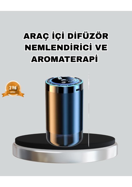 Bfs Aromaterapili Araç Içi Difüzör USB Bağlantılı ve Yıldız Işıklı