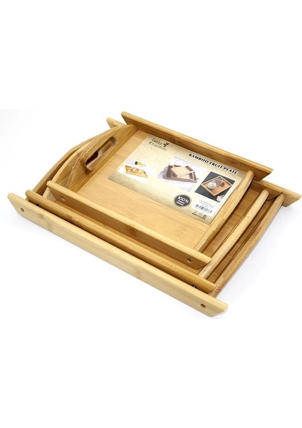 3'lü Bambu Tepsi ALK2167