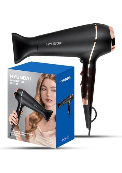 Saç Kurutma Makinesi - 3 Sıcaklık Seviyeli