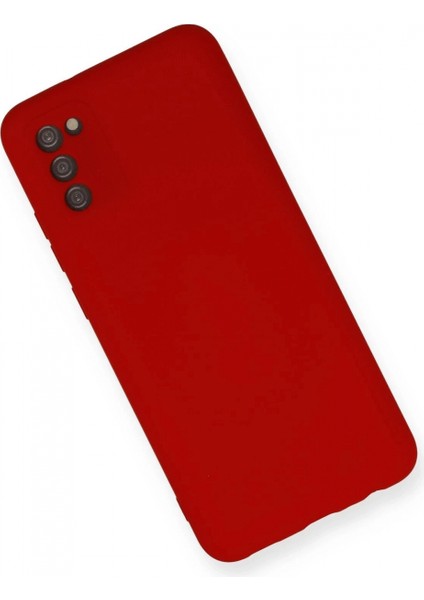 Samsung Galaxy A03S Kılıf Nano Içi Kadife Silikon - Kırmızı (K95) fiyatları