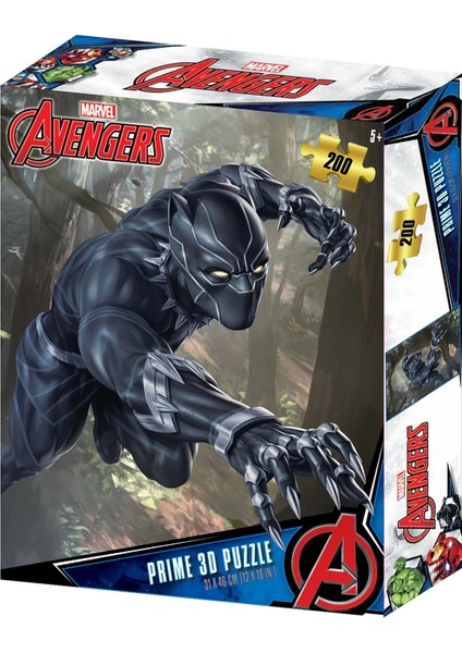 Prime 3D - Wakanda Forever 200 Parça Puzzle 33062