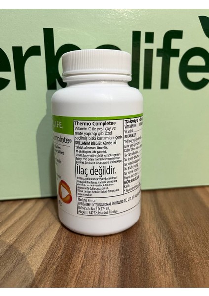 Thermo Complete Gıda Takviyesi 90 Tablet, Vitamin C, Yeşil Çay, Kafein ve Meta yaprağı İçerir. fırsatları
