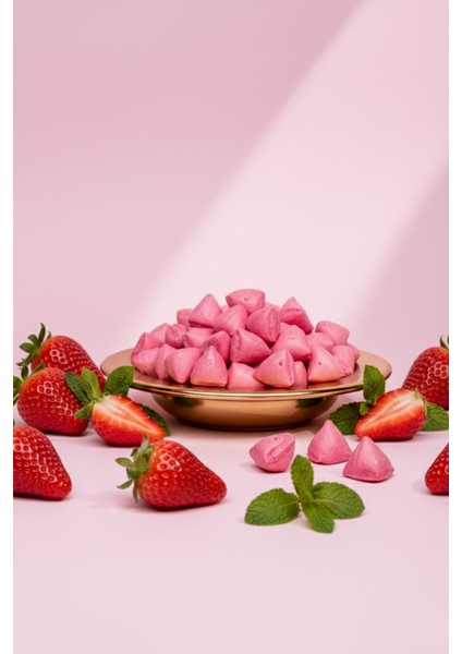 Çilek Aromalı Akide Şekeri Hediyelik Kutulu 250 gr