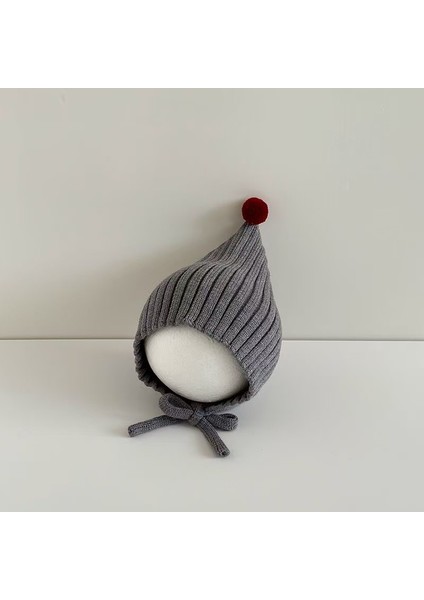 Bebek Seti Baş Kapağı Güzel Süper Sevimli Örme Kap Dışında Çocuk Çok Yönlü Yün Sivri Kap Bebek Sıcak Kulak Koruma Kapağı (Yurt Dışından)