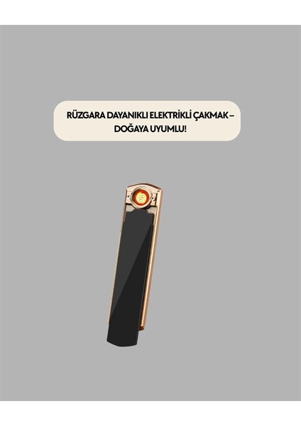 Plazma Ark Teknolojili Elektrikli Çakmak – Dokunmatik, LED Göstergeli, Şarj Edilebilir fiyatları