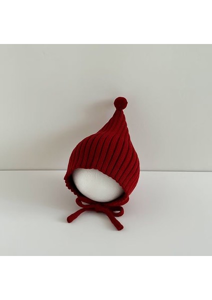 Bebek Seti Baş Kapağı Güzel Süper Sevimli Örme Kap Dışında Çocuk Çok Yönlü Yün Sivri Kap Bebek Sıcak Kulak Koruma Kapağı (Yurt Dışından)