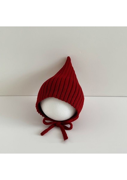 Bebek Seti Baş Kapağı Güzel Süper Sevimli Örme Kap Dışında Çocuk Çok Yönlü Yün Sivri Kap Bebek Sıcak Kulak Koruma Kapağı (Yurt Dışından)