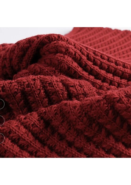 Sonbahar ve Kış Modası Gelişmiş Öğrenci Atkı Şal Duygusu Sıcak Çift Renk Düz Renk Örme Kalın Atkı (Yurt Dışından) modelleri