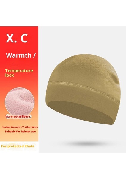 Kışlık Yastıklı ve Kalınlaştırılmış Bisiklet Atkısı Kilit Sıcaklığı Sıcak Polar Şapka Atkı Kombinasyon Modelleri Ipli Çok Fonksiyonlu Anti-Soğuk Boyun Örtüsü (Yurt Dışından)