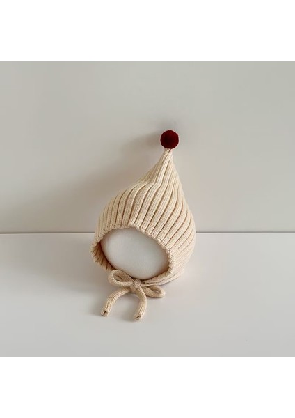 Bebek Seti Baş Kapağı Güzel Süper Sevimli Örme Kap Dışında Çocuk Çok Yönlü Yün Sivri Kap Bebek Sıcak Kulak Koruma Kapağı (Yurt Dışından)