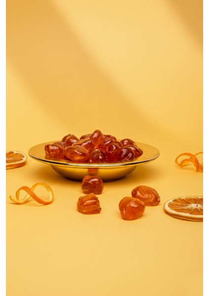 Portakal Aromalı Akide Şekeri Hediyelik Kutulu 250 gr