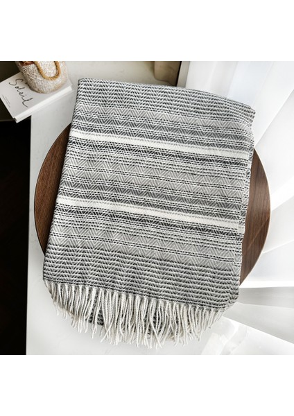 Eşarp Kore Atmosferi Kış Duygusu Sıcak Şal Kadın 2025 Yeni Ekose Eşarp (Yurt Dışından)