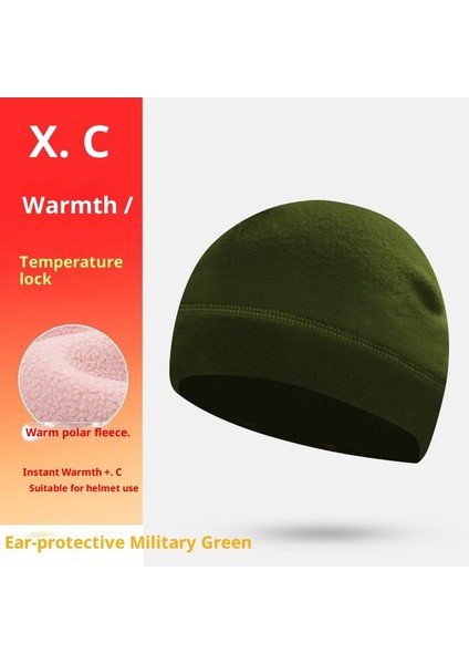 Kışlık Yastıklı ve Kalınlaştırılmış Bisiklet Atkısı Kilit Sıcaklığı Sıcak Polar Şapka Atkı Kombinasyon Modelleri Ipli Çok Fonksiyonlu Anti-Soğuk Boyun Örtüsü (Yurt Dışından)