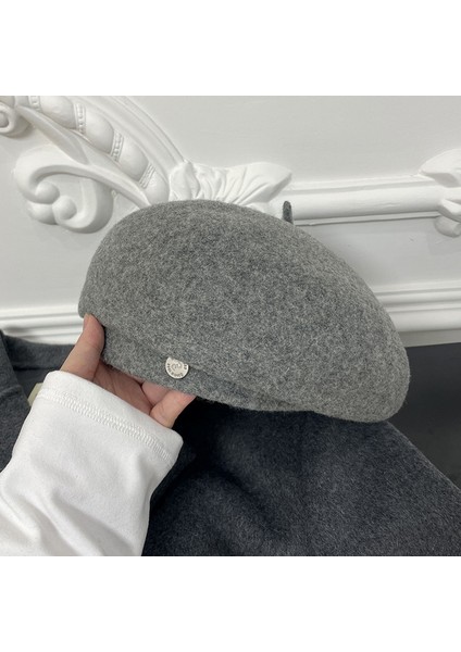 Yün Tüvit Büyük Baş Çevresi Bere Çocuk Modelleri Sonbahar ve Kış Yeni Gösteri Yüzü Küçük Sıcak Boyama Aile Şapkası (Yurt Dışından)